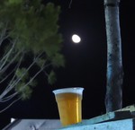 Beer and Moon at Corfu Beer festival